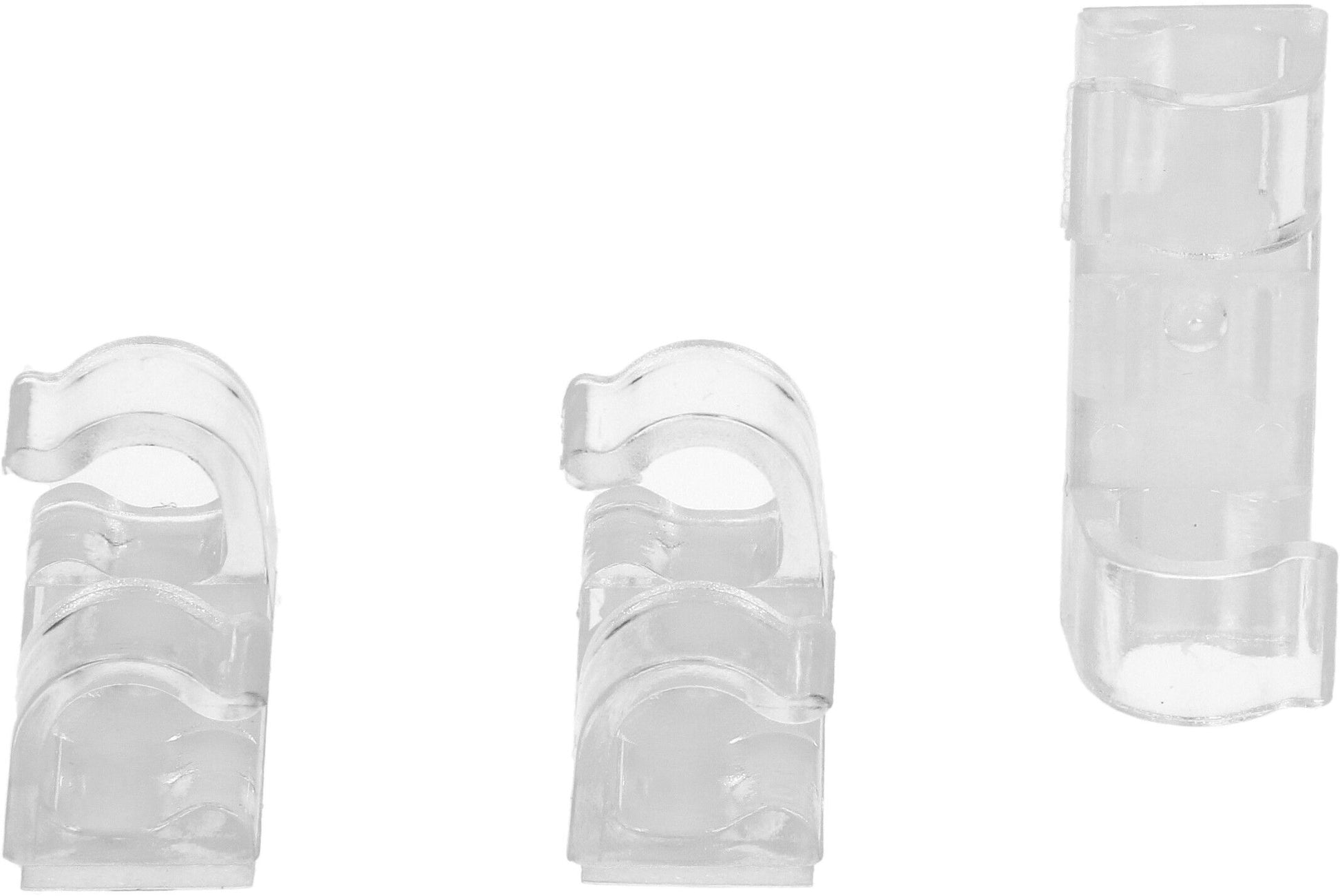 Max Hauri AG Max Hauri – Kabelclips 8 mm, transparent, 18 Stück