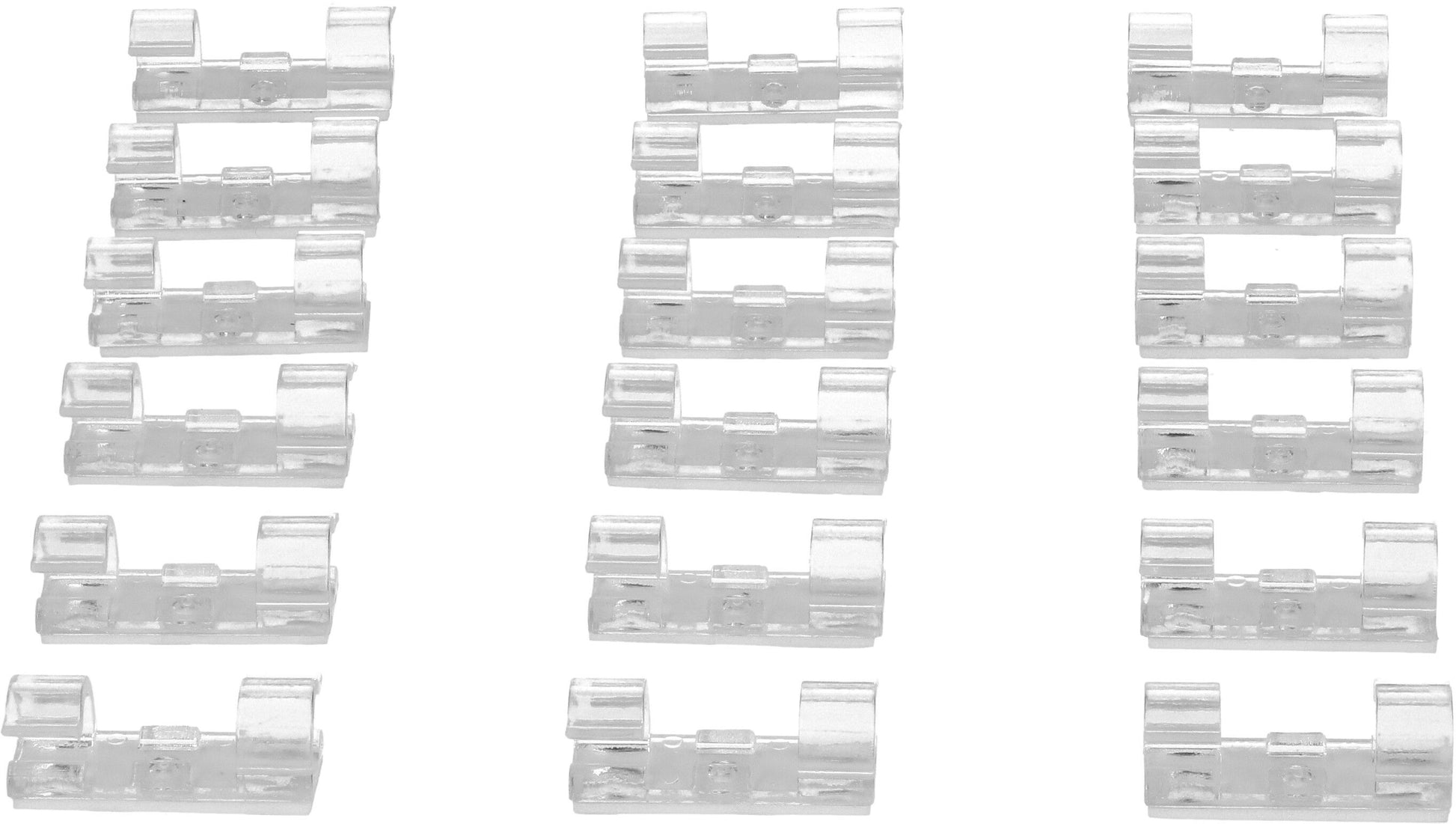 Max Hauri AG Max Hauri – Kabelclips 8 mm, transparent, 18 Stück
