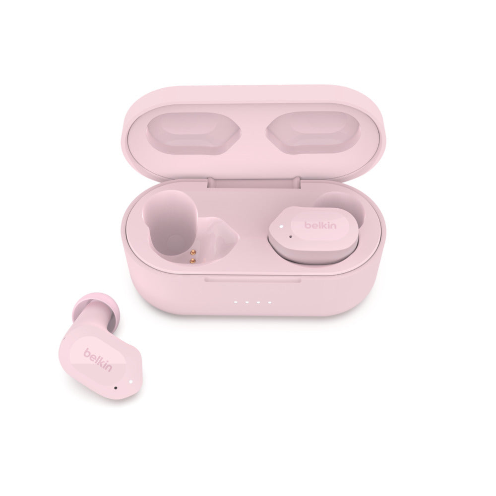 Belkin SoundForm Play – True Wireless In-Ear Kopfhörer – Bluetooth – Rosa