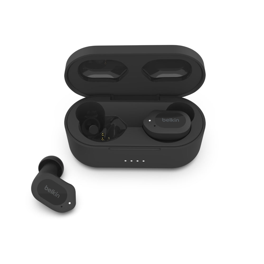 Belkin Soundform Play – In-Ear True Wireless, IPX5, 38 h, Schwarz