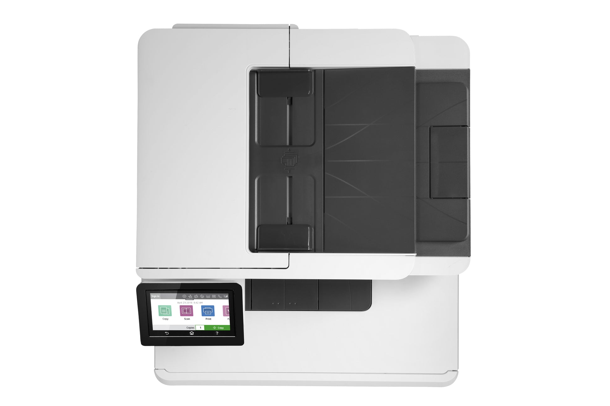 HP Laserjet Pro M479FDW – Farbiges Laser-MFP A4, 4-in-1 – USB/LAN/WLAN – Duplex, ADF, 50-Blatt ADF – 27 Seiten/Min. S/W