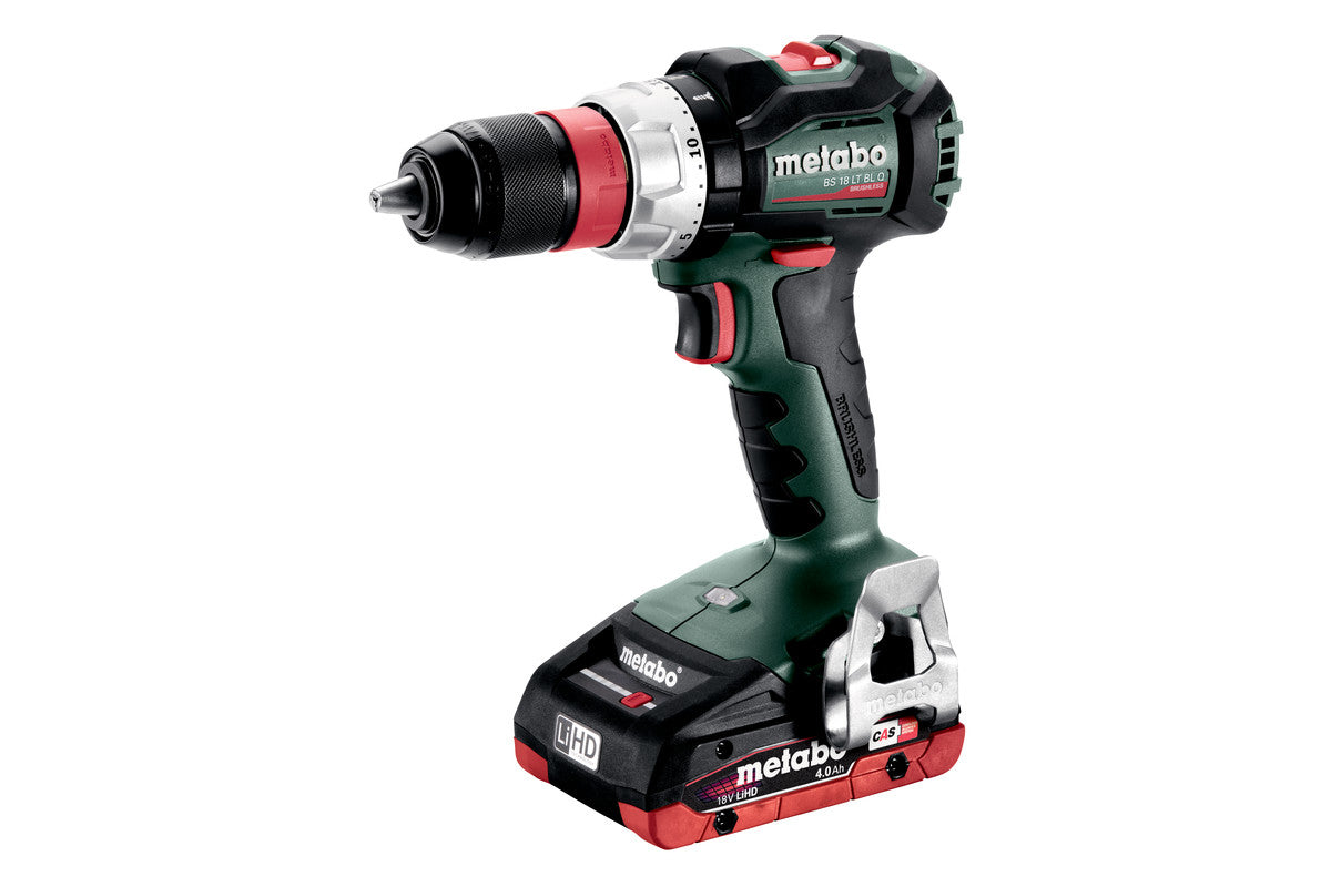 Metabo Akku-Bohrschrauber BS 18 LT BL Q – 18 V – Schnellspannbohrfutter (Ø 13 mm) – 75 Nm – 2×4,0 Ah & Ladegerät