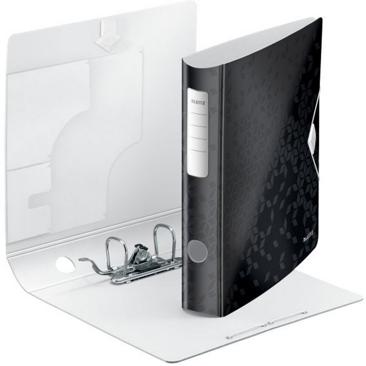 Leitz Active WOW Ordner – für A4 – Rückenbreite 6,5 cm – Schwarz