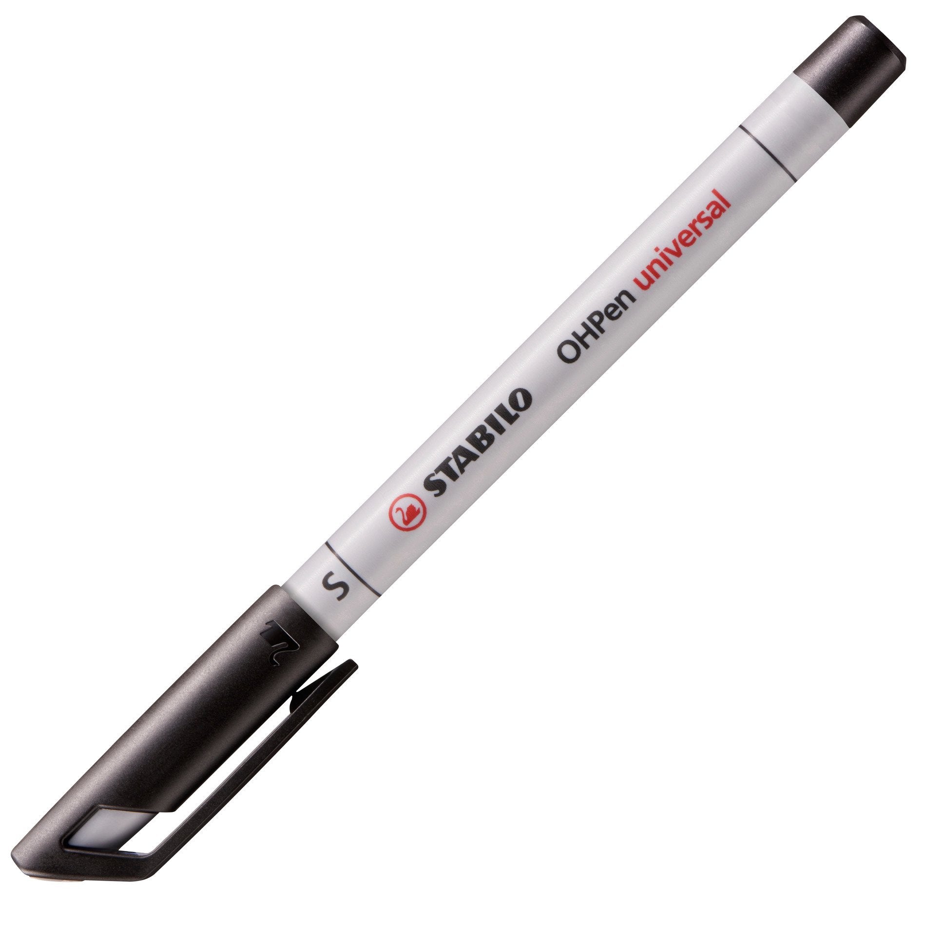 STABILO Non-Permanent-Marker – superfeine Rundspitze 0,4 mm – schwarz – feucht abwischbar