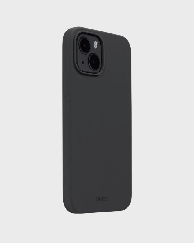 Holdit Backcover – für Apple iPhone 15 Plus, Silikon, Schwarz