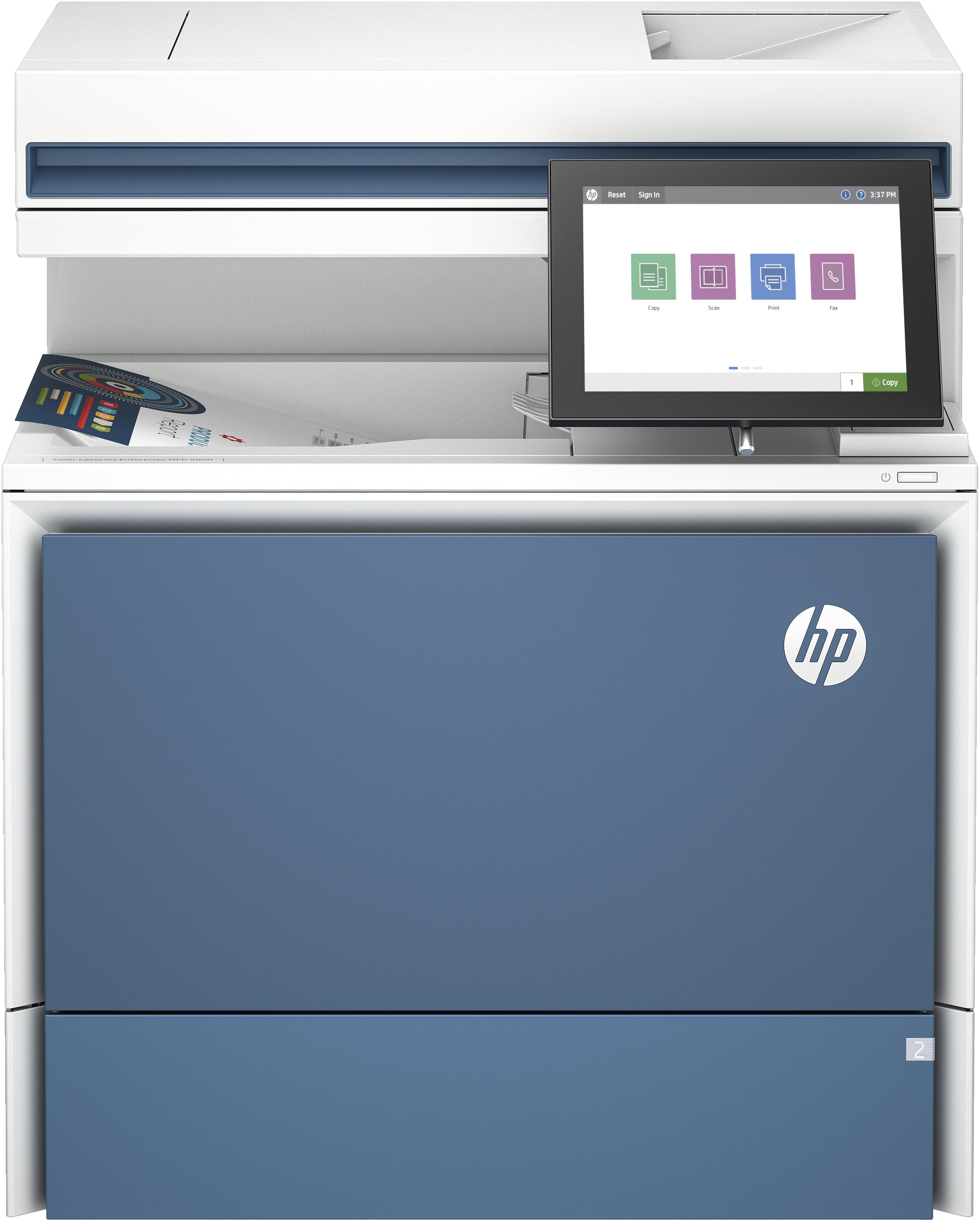 HP Color LaserJet Enterprise 5800Dn – Farbiges Laser-MFP A4, 4-in-1 – USB/LAN – Duplex, Duplex-ADF – 43 S./Min. S/W