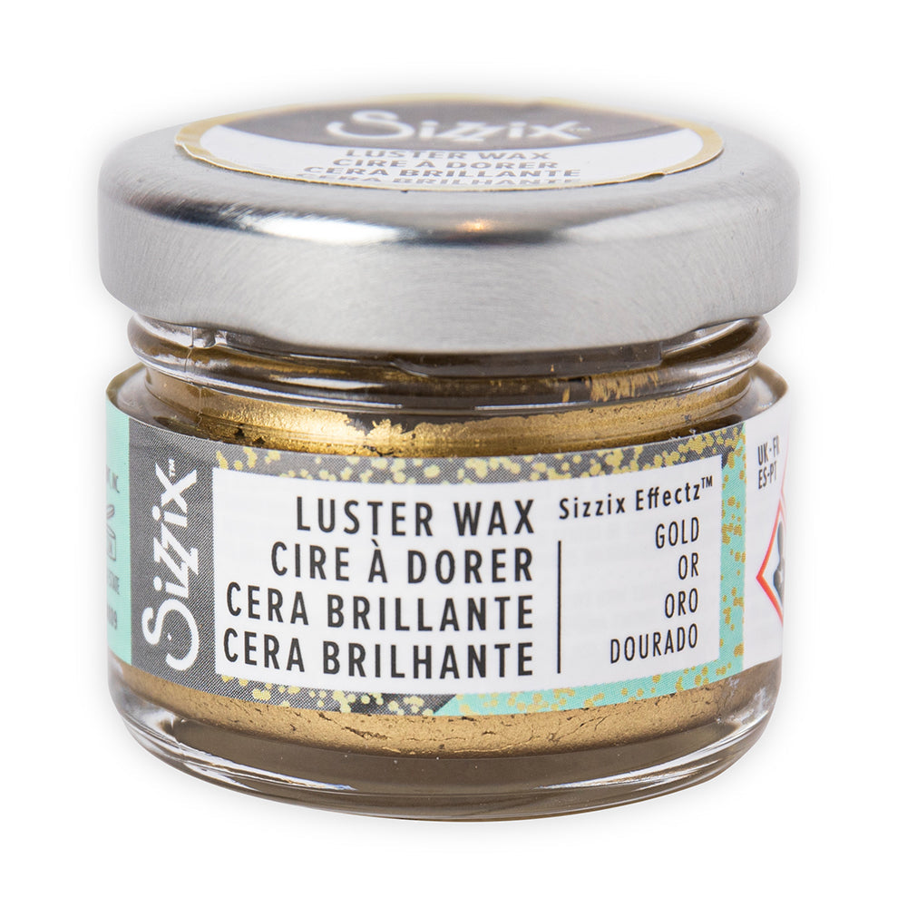 Sizzix Glanzwachs – Gold – 20 ml, Dose