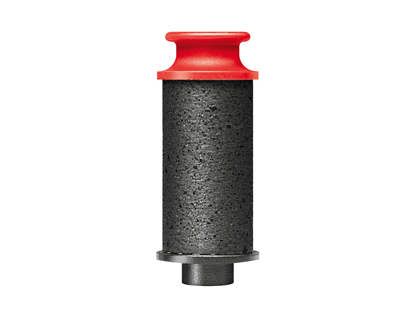 Meto Farbrolle für Basic S, Schwarz/Rot, 5 Stück