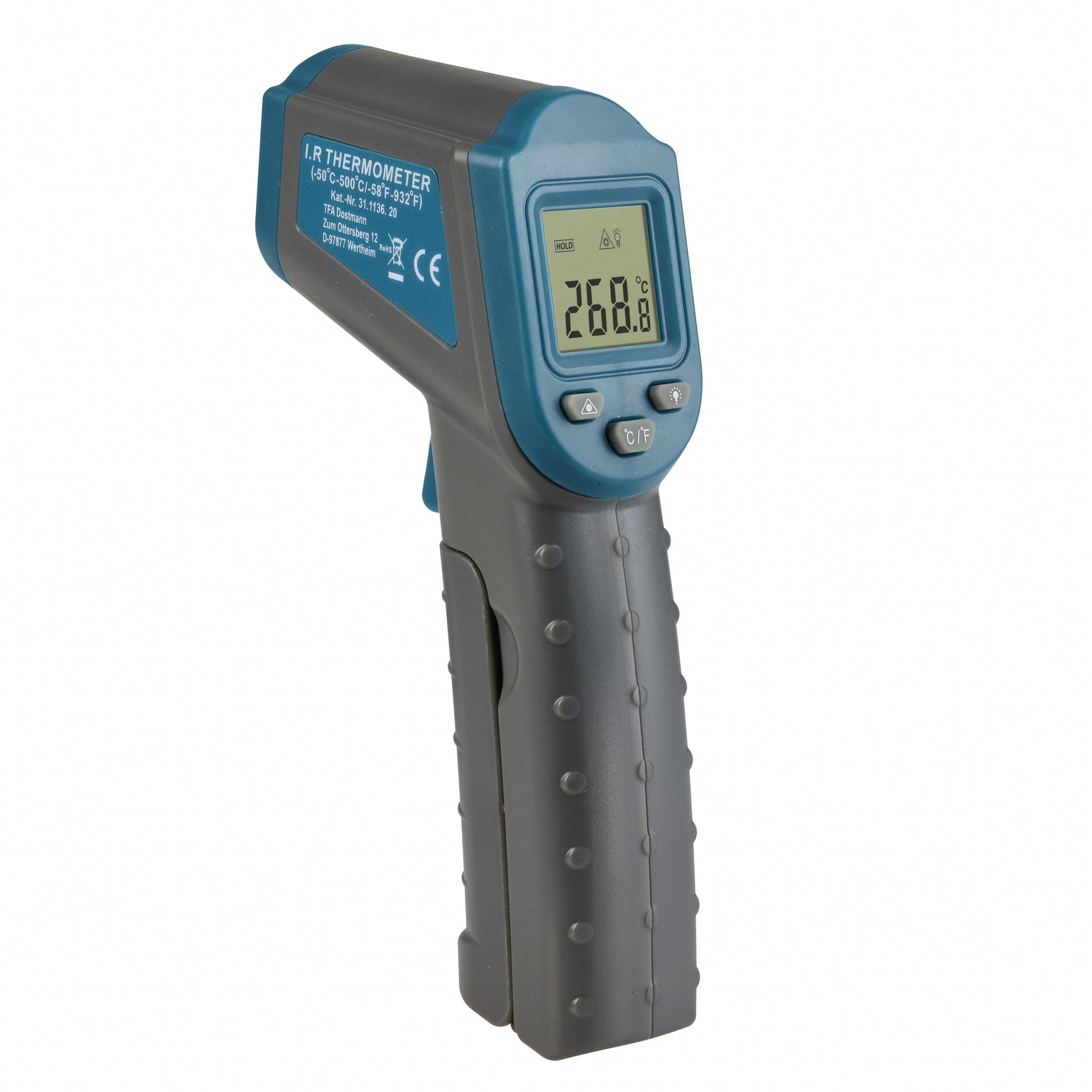 TFA-Dostmann RAY 31.1136.20 Temperatursensor – −50–500 °C, ±1,5 °C, Aussen