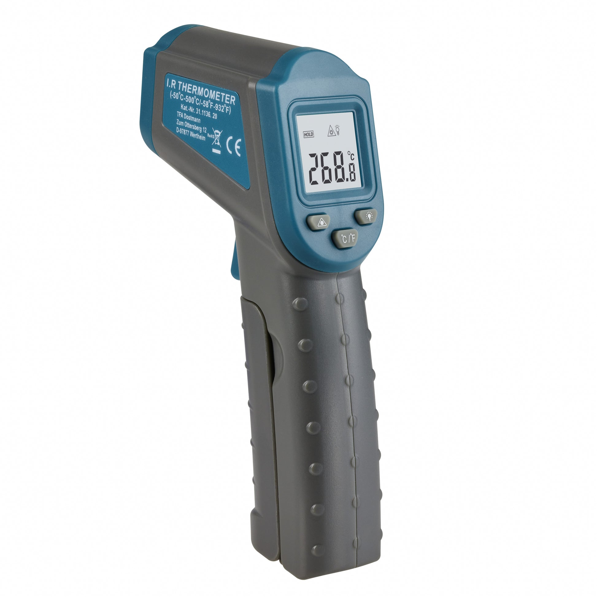 TFA-Dostmann RAY 31.1136.20 Temperatursensor – −50–500 °C, ±1,5 °C, Aussen