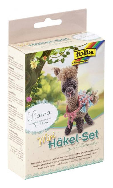 Folia Bastelset Häkeln Lama – ab 8 Jahren – 90–110 mm