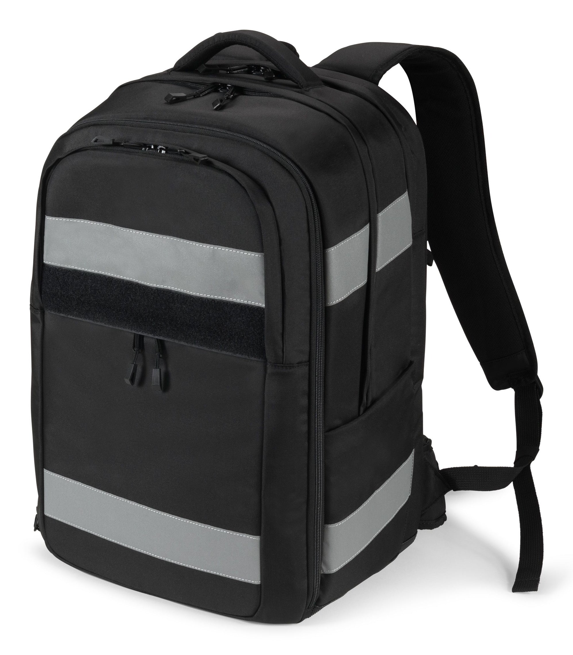 DICOTA REFLECTIVE – Freizeit-Rucksack – 32–38 l, schwarz, reflektierend