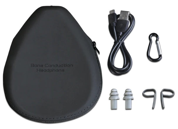 Lenco HBC-200GY Knochenkopfhörer – Nackenband, Stereo, BT, Grau, BT 5.0
