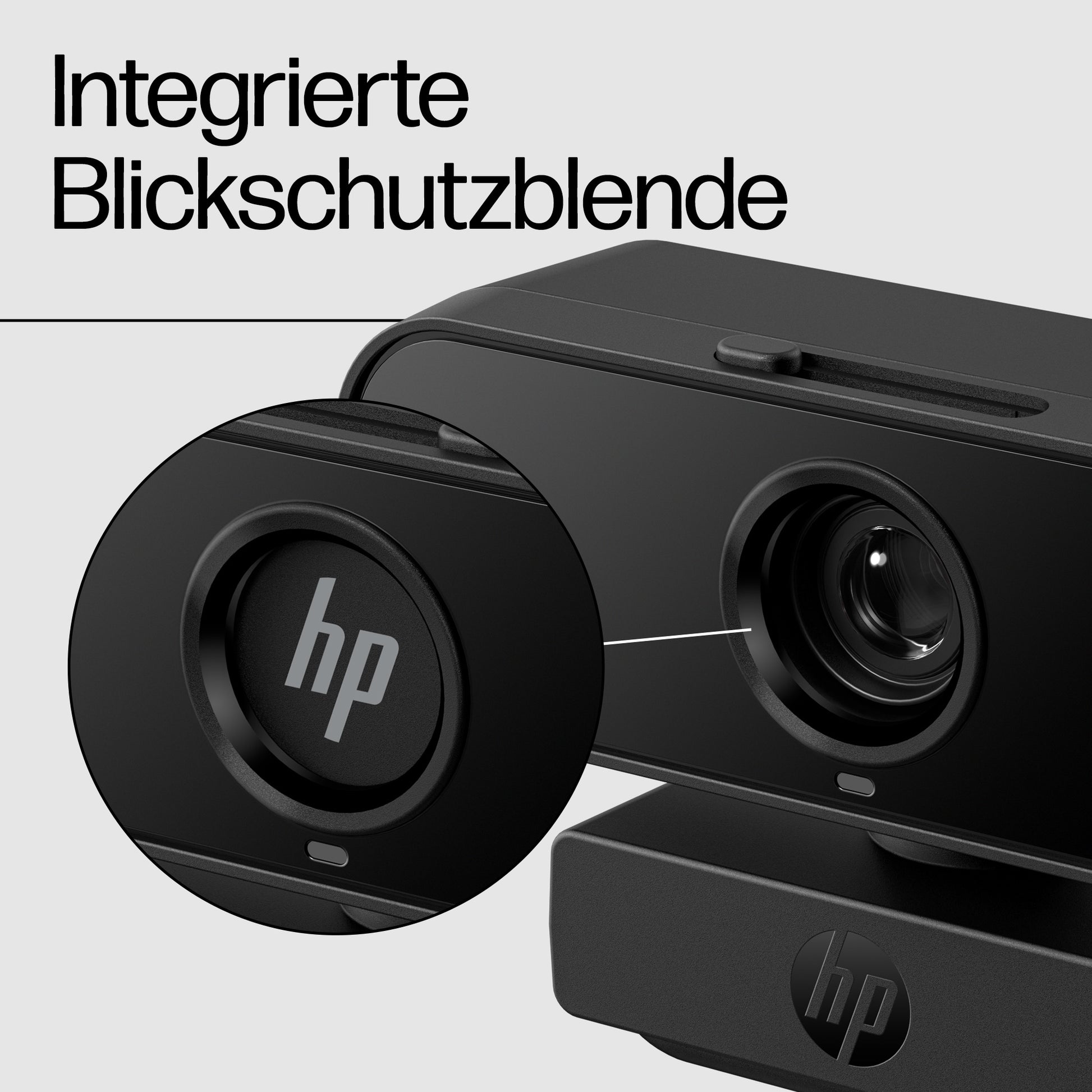 HP 435 Webcam – Full HD 1080p, 30 fps, Autofokus, USB – Schwarz