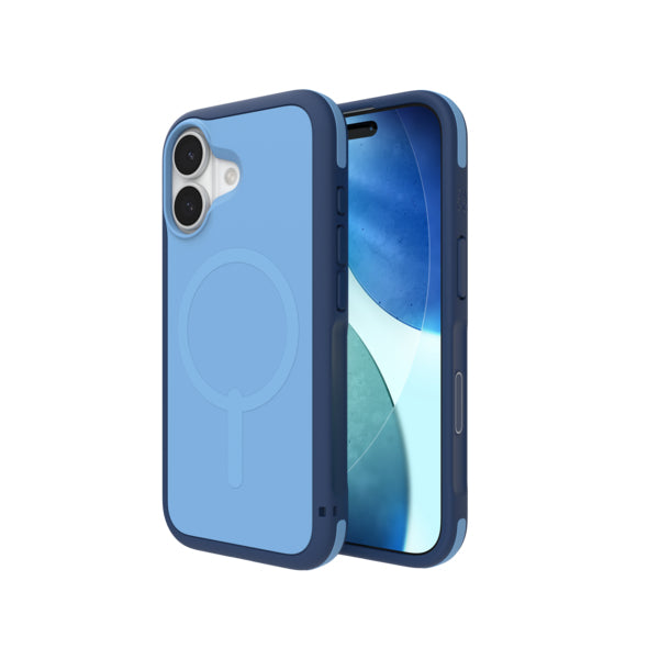 ZAGG Sedona Snap – Backcover – für Apple iPhone 17 – MagSafe, Graphen, Blau, bis 4 m Sturzsicher