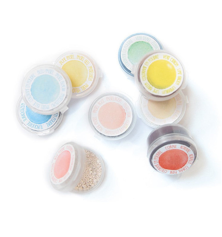 ScrapCooking Lebensmittelfarbstoffpulver – Pastell-Set – 160 g