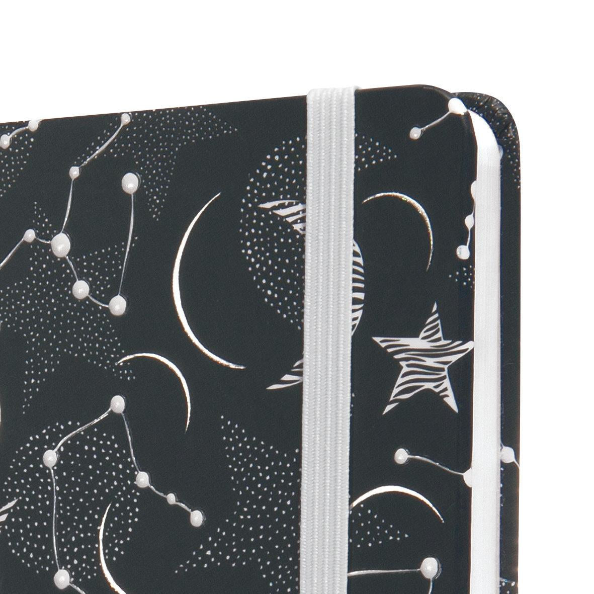 Sigel Notizbuch A5, liniert, Fadenheftung, Hardcover, 174 Seiten, perforiert, 80 g/m² – mehrfarbig