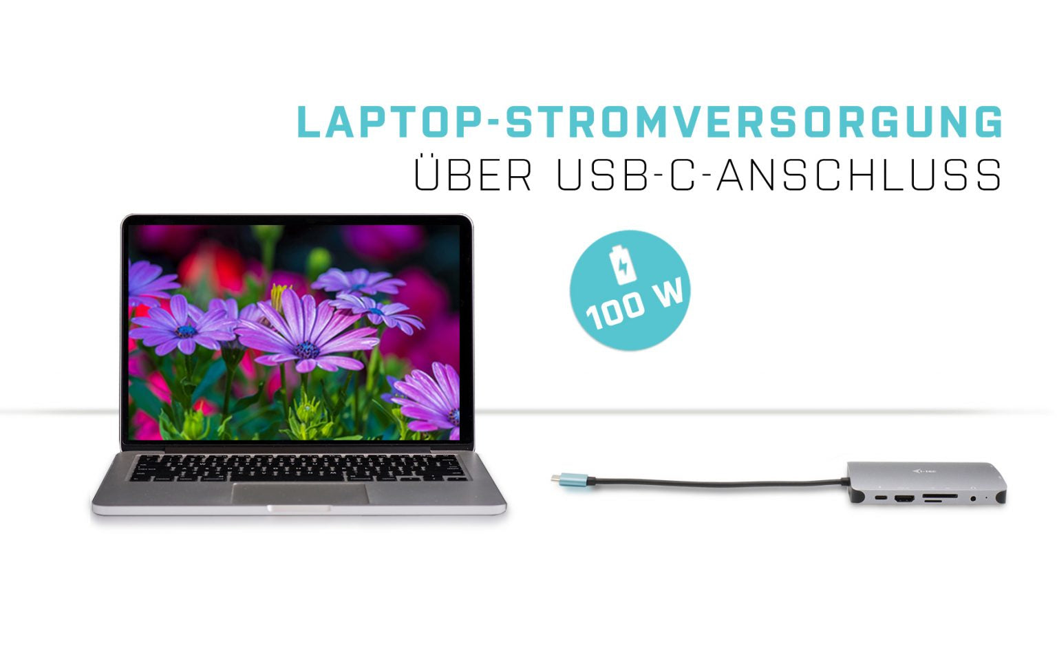 i-tec Multiport-Adapter – USB-C, 1× HDMI, 1× VGA, 3× USB-A, 100 W PD, GbE, für Windows/Mac/Linux