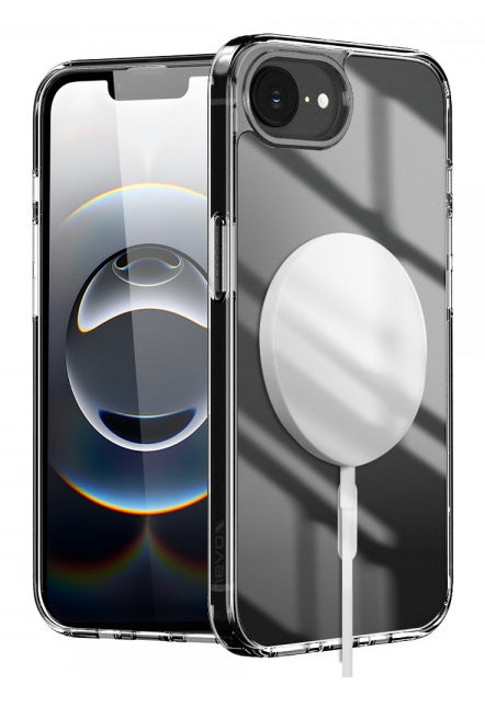 nevox StyleShell SHOCKFlex MS Backcover – für Apple iPhone 16e, MagSafe, TPU, Transparent