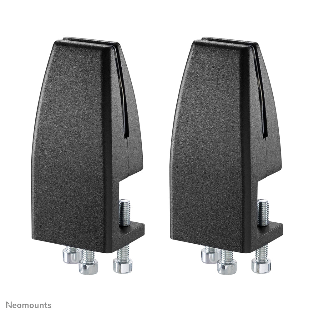 Neomounts Klemmen-Set – schwarz, für Tischplatten 8–25 mm, 2er-Set
