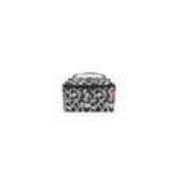 Reisenthel Kosmetiktasche Beautycase – wasserfest – 4 l – schwarz – recyceltes Polyester – Leo Nero – 1 Stk.