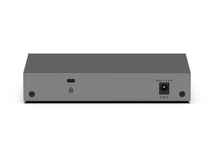 NETGEAR GS108EP – Unmanaged Switch – 5× 1G, 4× PoE+, PoE-Budget 123 W, Desktop