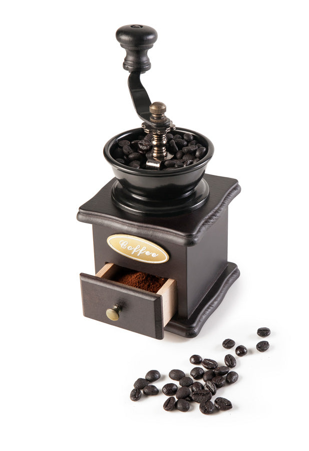 Ibili Kaffeemühle 10 × 10 cm, Edelstahl/Holz, Braun, Manuell