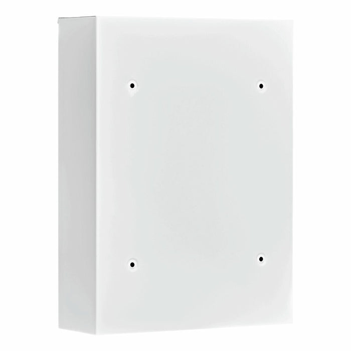 BURG-WÄCHTER Briefkasten – Stahl, weiss, 25,5 × 34 × 8,5 cm – 1er-Pack
