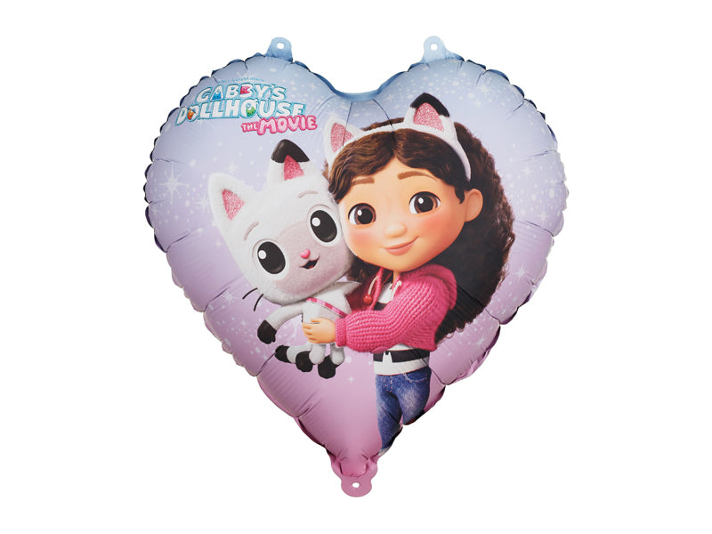 PartyDeco Folienballon Herz – Mehrfarbig – 35 cm – Folie – 1 Stück