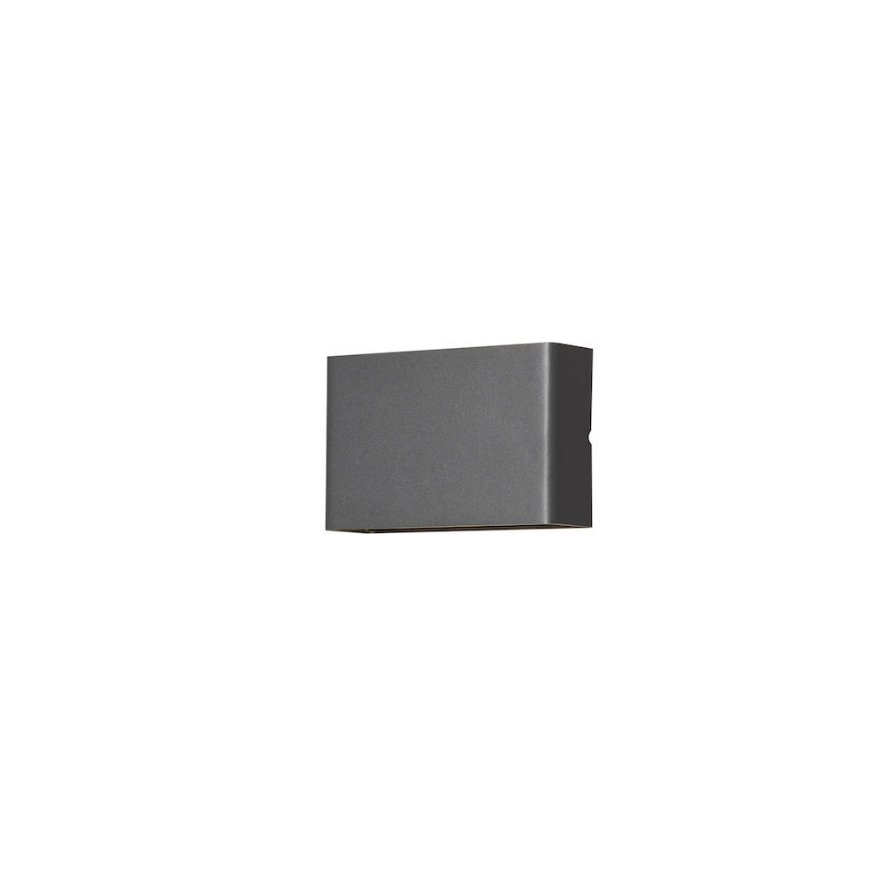 Konstsmide Aussenwandleuchte – 800 lm, 10 W – Warmweiss, 3000 K – IP54 – Netzbetrieb – Anthrazit – Aluminium