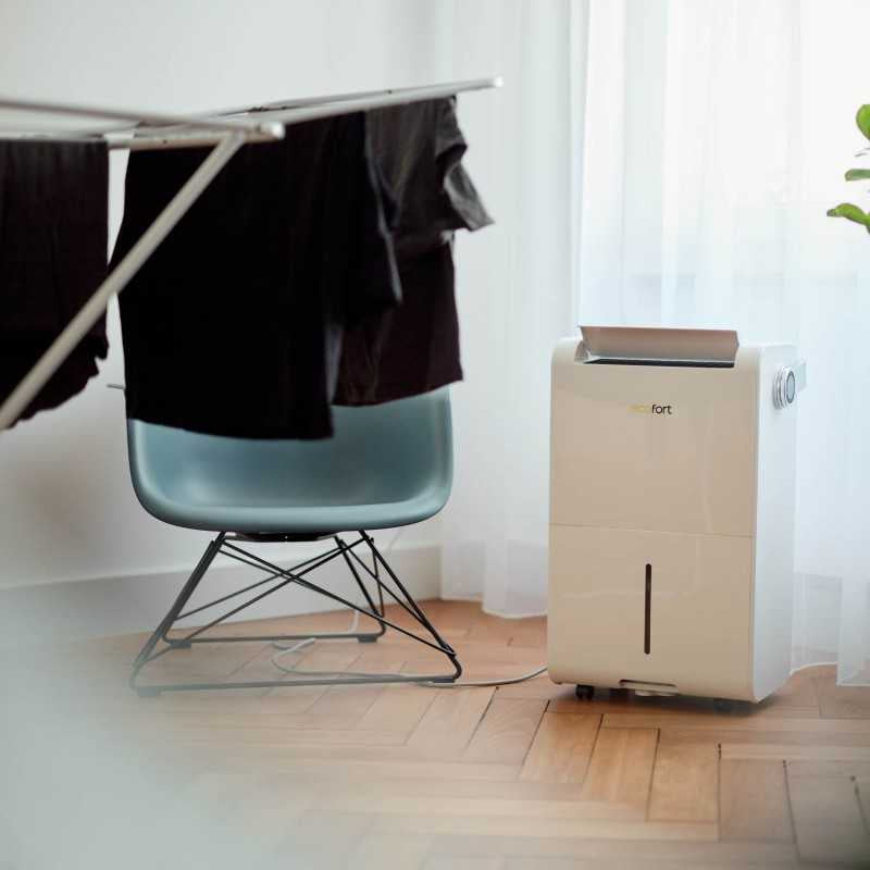 Ecofort Luftentfeuchter ecoQ 35L – 35 L/24 h, bis 85m², Tank 6 l, Hygrostat