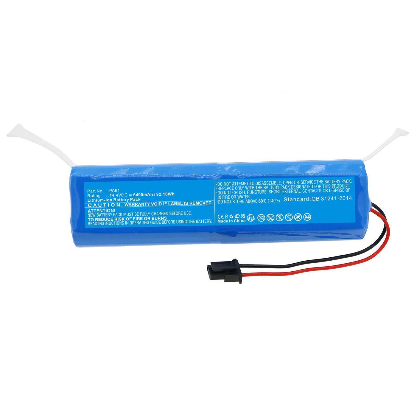 CoreParts Akku 92,16 Wh – für Eufy Saugroboter