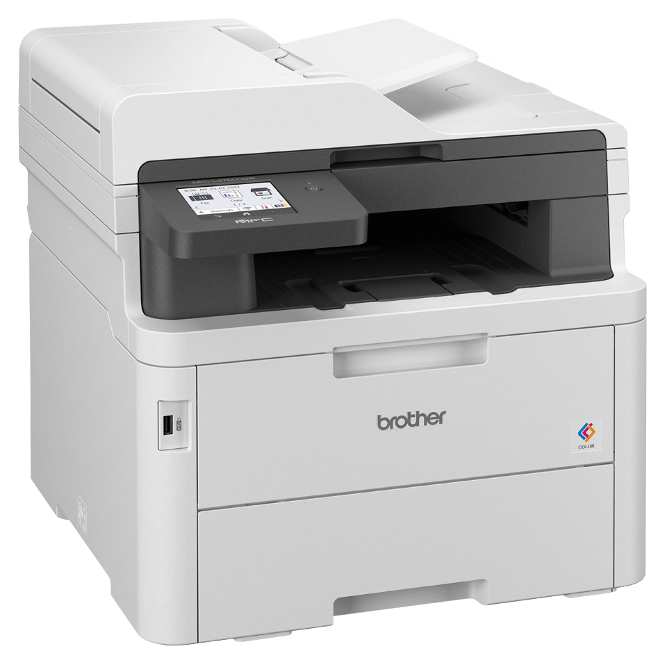 Brother MFC-L3760CDW – Farbiges Laser-MFP A4, 4-in-1 – USB/LAN/WLAN – Duplex, ADF – 26 ppm S/W, 26 ppm Farbe