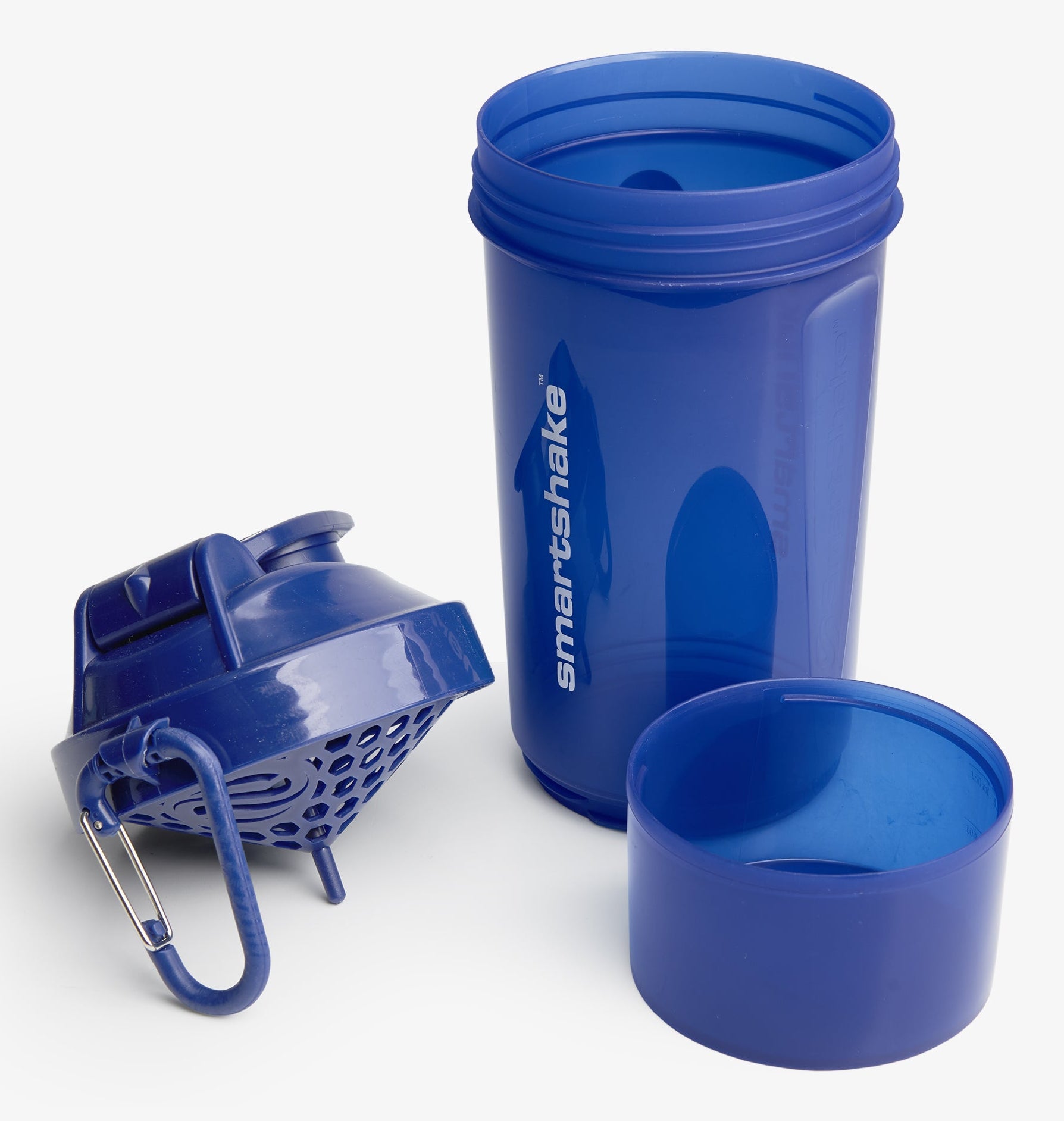 Smartshake Original2GO ONE Trinkflasche 800 ml – Kunststoff, Sportdeckel, Marineblau