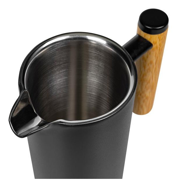 Furber. Furber French Press / Kaffeebereiter – 0,4 l, 3 Tassen, Edelstahl/Bambus