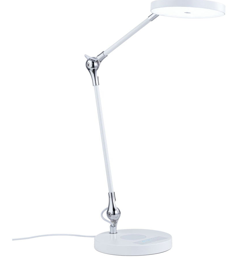 Paulmann Numis Tischleuchte – 44 cm, 1100 lm, 11 W, 2700–6500 K, dimmbar, weiss, QI, Touch
