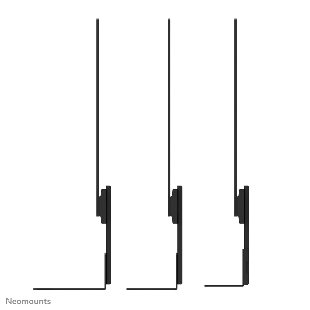 Neomounts AV50-500BL – Dreh-Adapter für Displays 43–110", VESA 200×200–800×600 mm, Traglast 5 kg, Schwarz