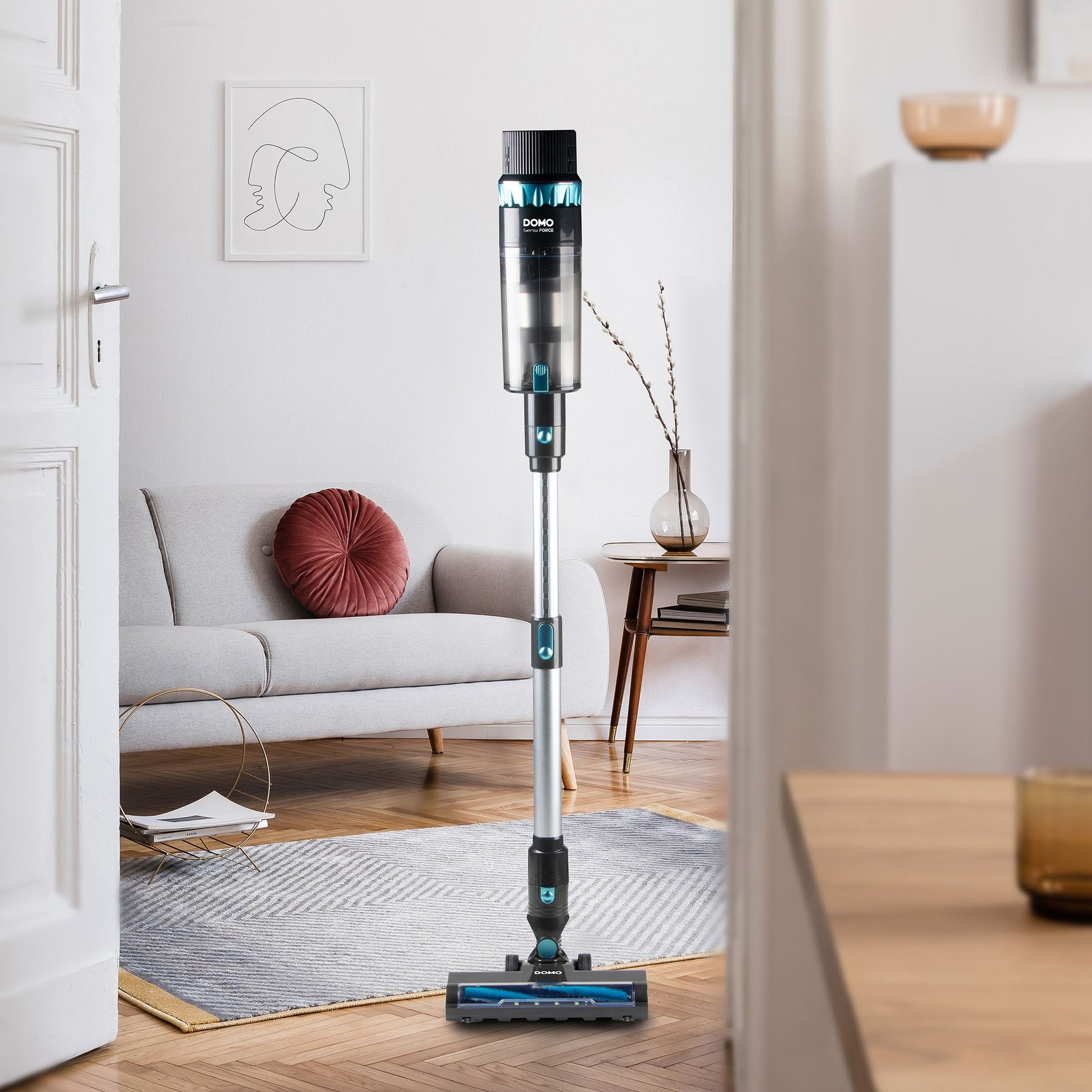 Domo Akkusauger DO244SV – 60 min, 0,8 l, Akkubetrieb, 30 V