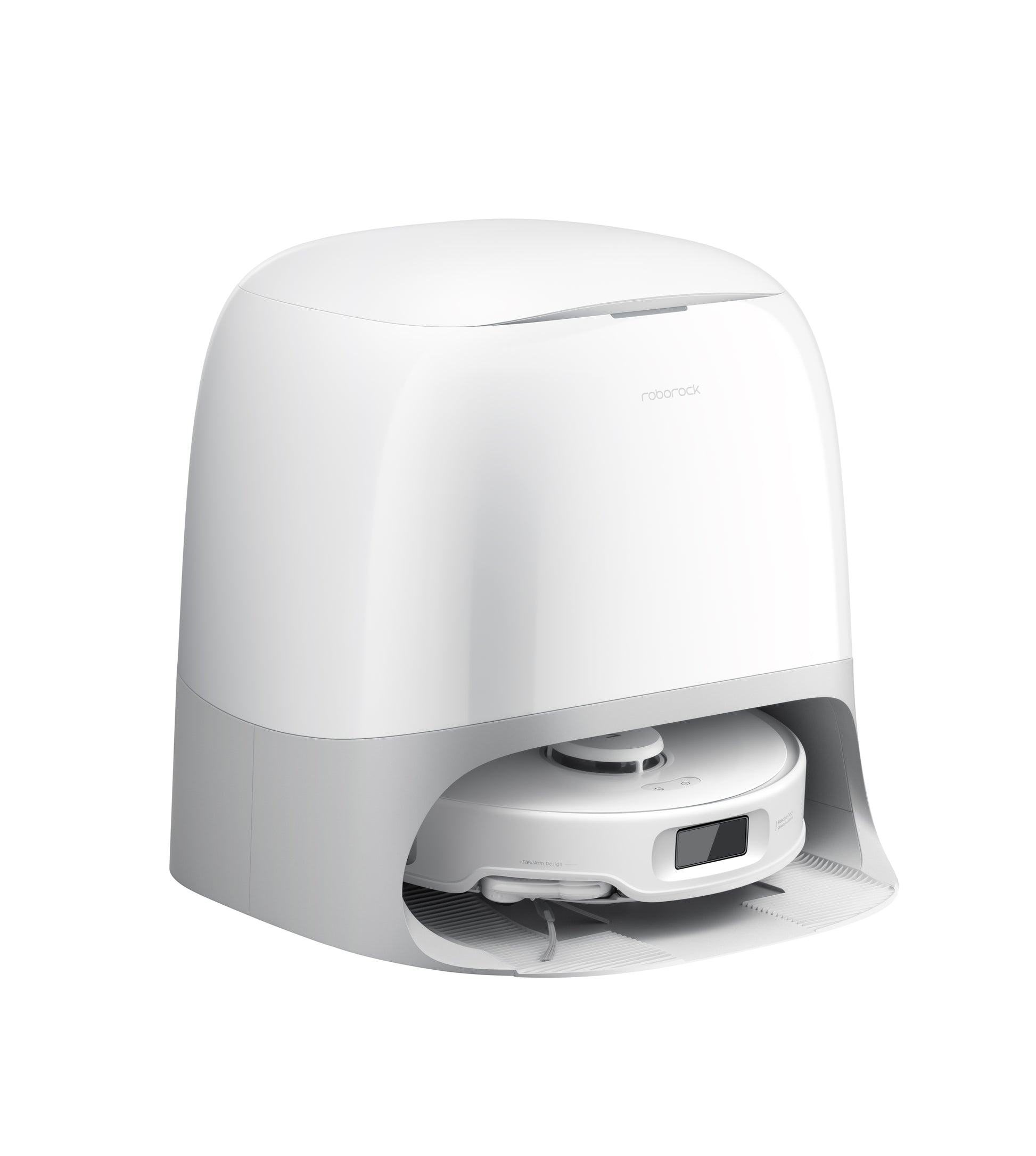 Roborock Saugroboter Qrevo Curv 5A1 – Max. Laufzeit 190 min, 2,7 l, Akkubetrieb, 34,7 × 35,2 × 10,3 cm