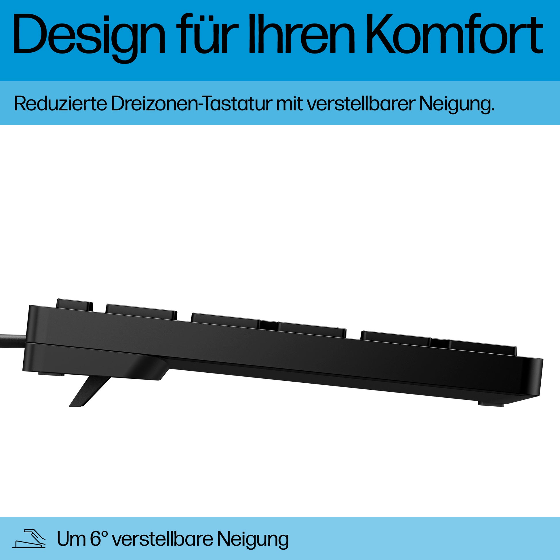 HP 320K Tastatur Membran Kabelgebunden USB Schwarz