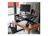 Ergotron WorkFit-T – Stehtisch – Schwarz – Höhenverstellbar