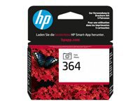 HP Tintenpatrone 364, schwarz, 130 Seiten, 3 ml, original – für Deskjet, Photosmart
