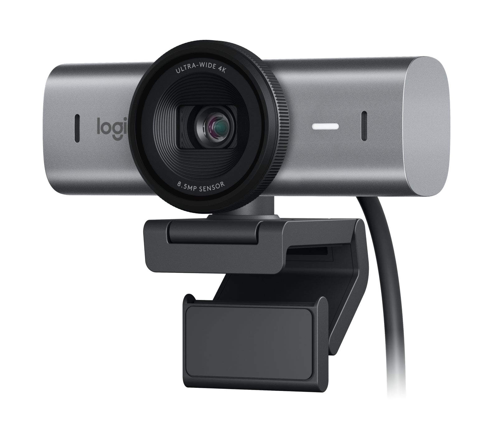 Logitech MX BRIO 705 – Webcam – 4K, Auto-Framing, Silber/Schwarz