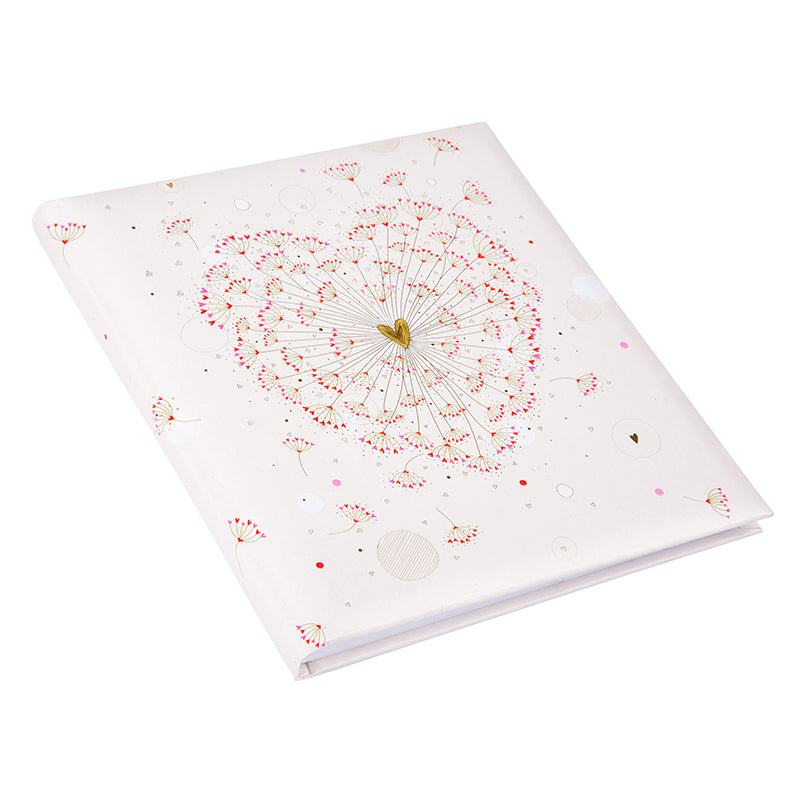 Goldbuch Golden Heart Gästebuch – 230 × 250 mm – 176 Seiten – gebunden, Papiereinband, weiss