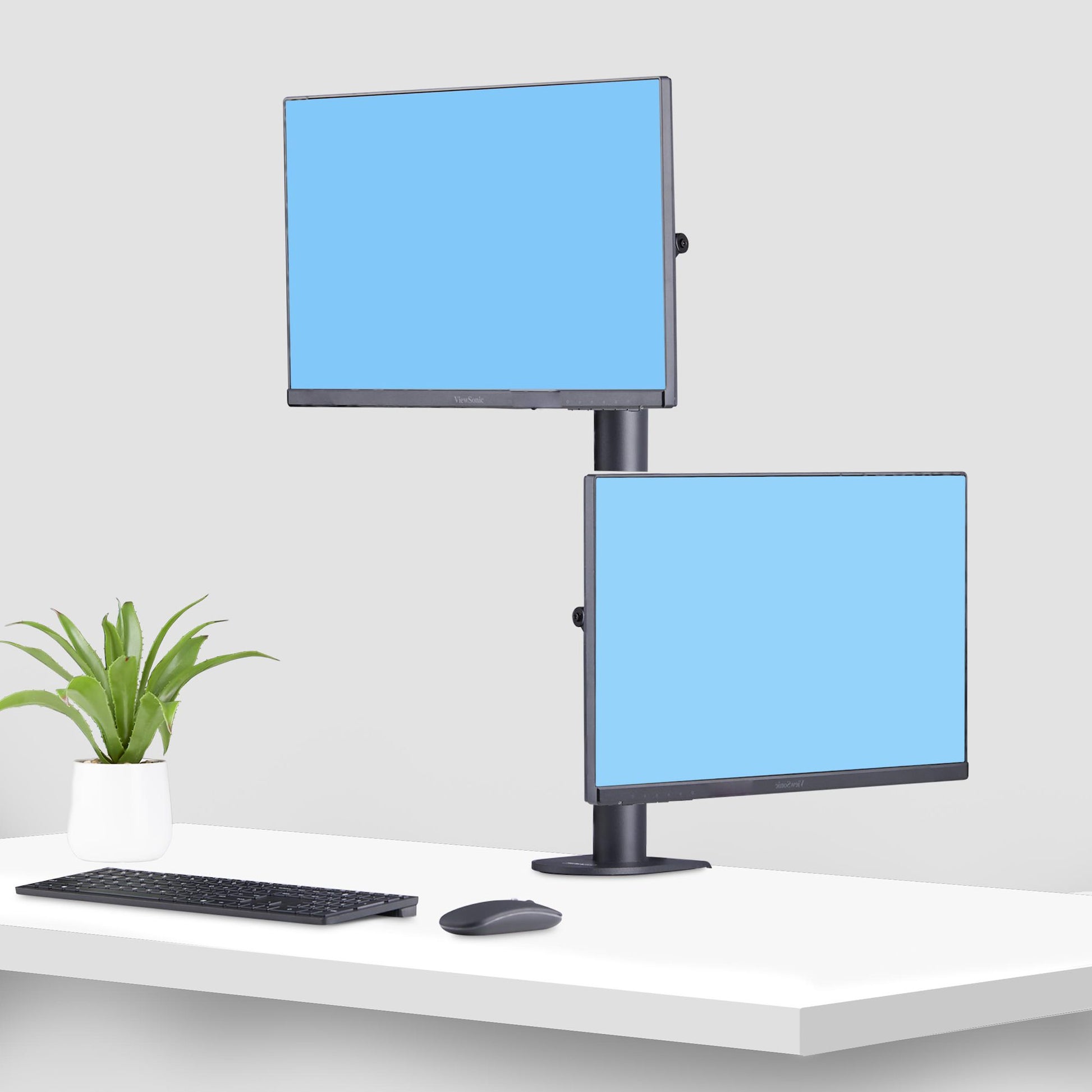 StarTech.com Monitorarm Tischhalterung – Klemme/Durchführung – 2 Monitore – 17–49" – VESA 75×75/100×100 mm