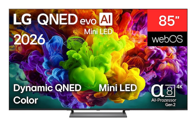 LG 85QNED93B6A – 85" Fernseher – 4K UHD – QNED (Mini-LED) – webOS 26 – 144 Hz – Dolby Vision