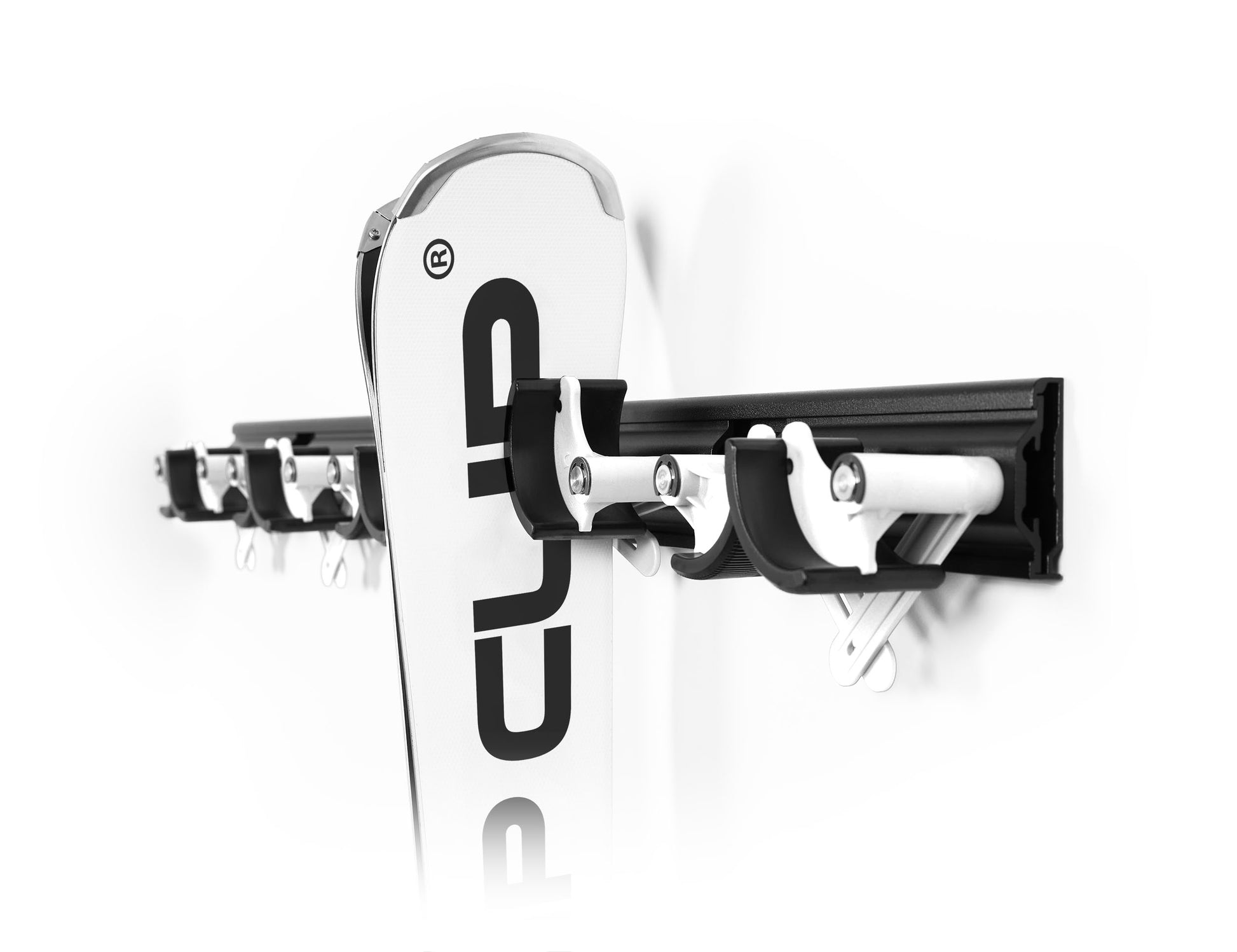 Flip Clip Regular5A Wandhalterung – Stahl – Weiss (– 10 kg) – 985 × 100 mm