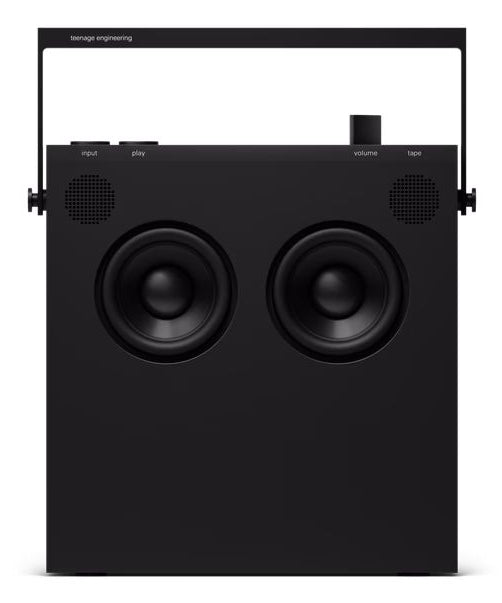 Teenage Engineering OB-4 – Radio-/Internet-Radio-Lautsprecher – FM, Bluetooth, Akkubetrieb, Rot
