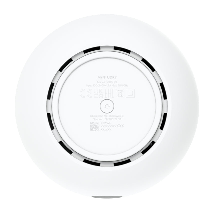 Ubiquiti UniFi Dream Router UDR7 – WLAN-Router – Wi‑Fi 7 Tri‑Band (2,4/5/6 GHz), 5,7 Gbit/s, 2.5GbE