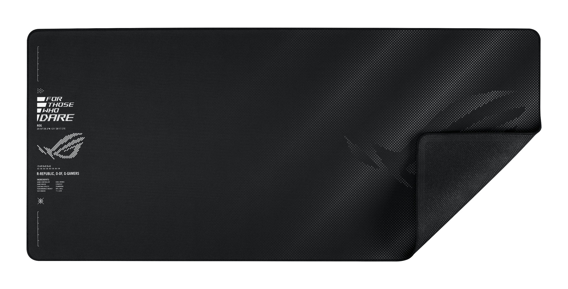 ASUS ROG Sheath II XXL Gaming-Mauspad – schwarz, 900×400×3 mm, gestickte Kanten, Anti-Rutsch-Basis